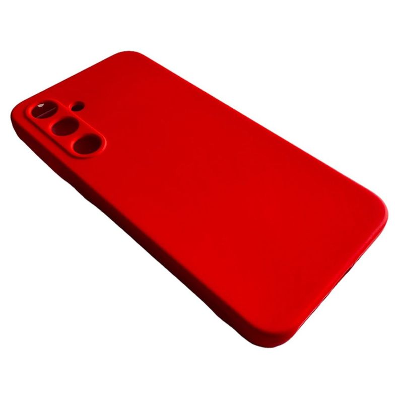 Carcasa Funda Para Samsung A55 Silicona Color Rojo-0