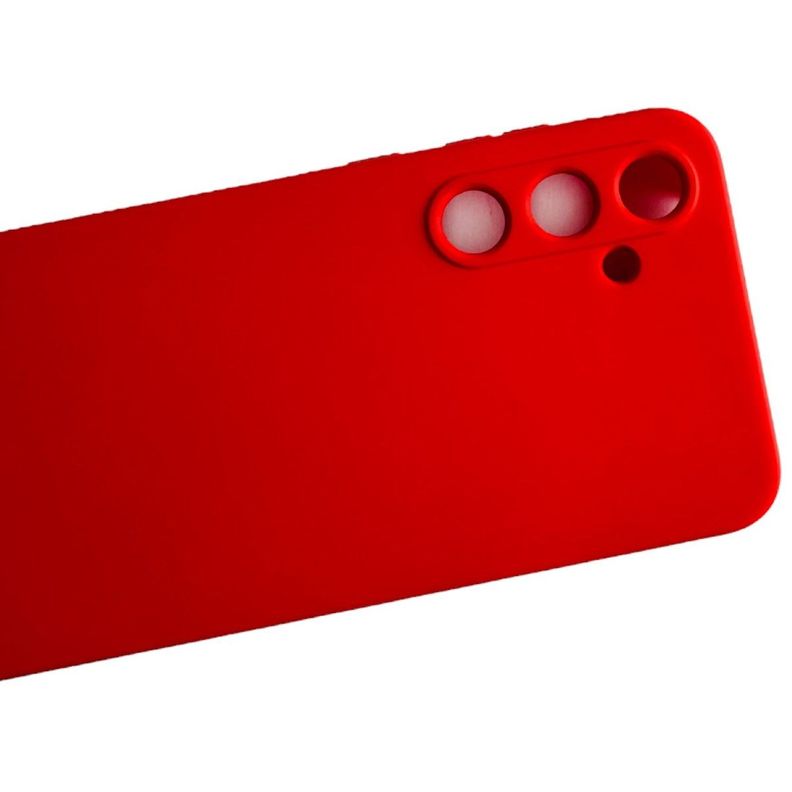 Carcasa Funda Para Samsung A55 Silicona Color Rojo-2