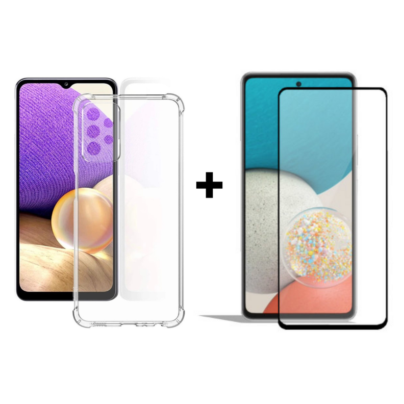 Carcasa Para Samsung A53 5g Transparente Reforzada + Mica-0