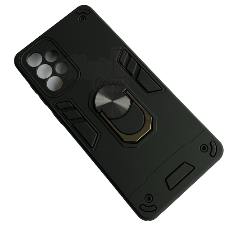 Carcasa Para Samsung A73 5g Anti Golpes Anillo Negro-0