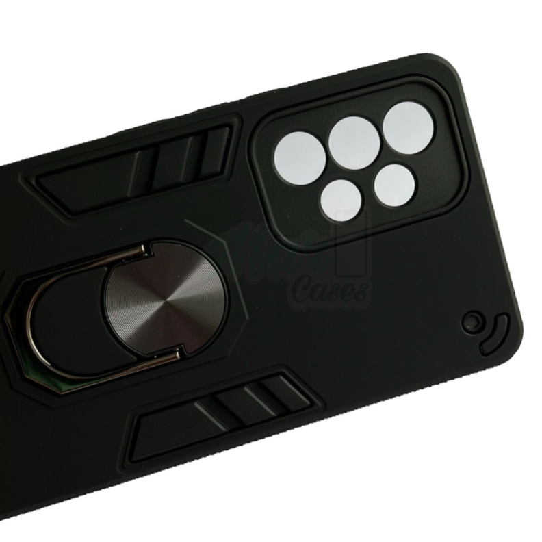 Carcasa Para Samsung A73 5g Anti Golpes Anillo Negro-2