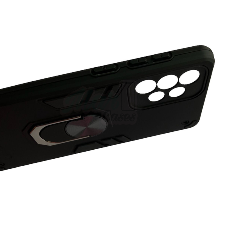 Carcasa Para Samsung A73 5g Anti Golpes Anillo Negro-3