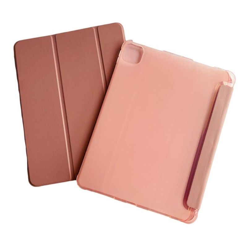 Funda Smart Cover Para iPad Pro 12.9 4ta 5ta 6ta Gene Ranura Rose Gold-0