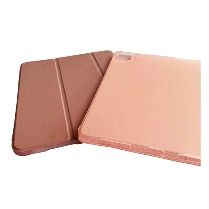Funda Smart Cover Para iPad Pro 12.9 4ta 5ta 6ta Gene Ranura Rose Gold-3