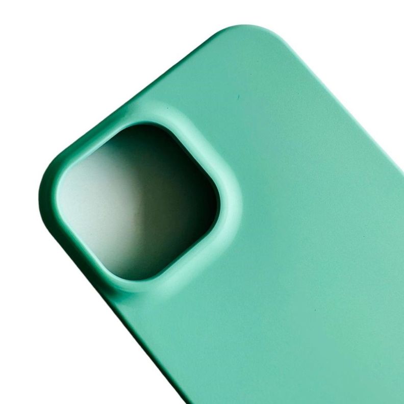 Carcasa Funda Para iPhone 15 Pro Max Silicona Color Turquesa-1