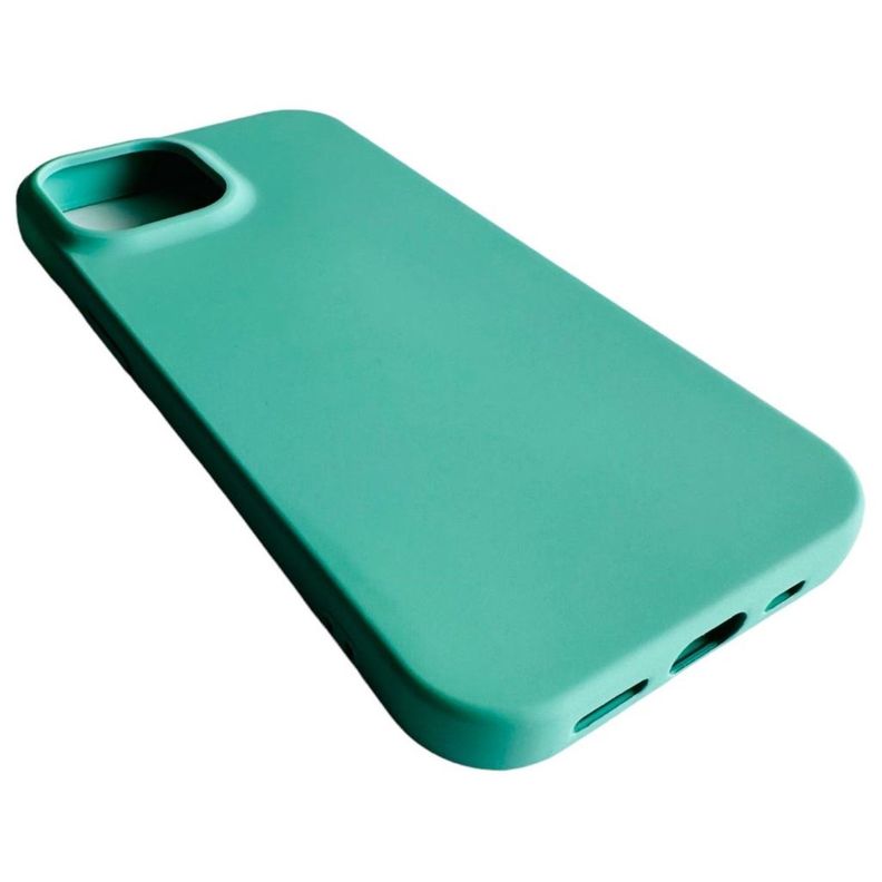 Carcasa Funda Para iPhone 15 Pro Max Silicona Color Turquesa-2