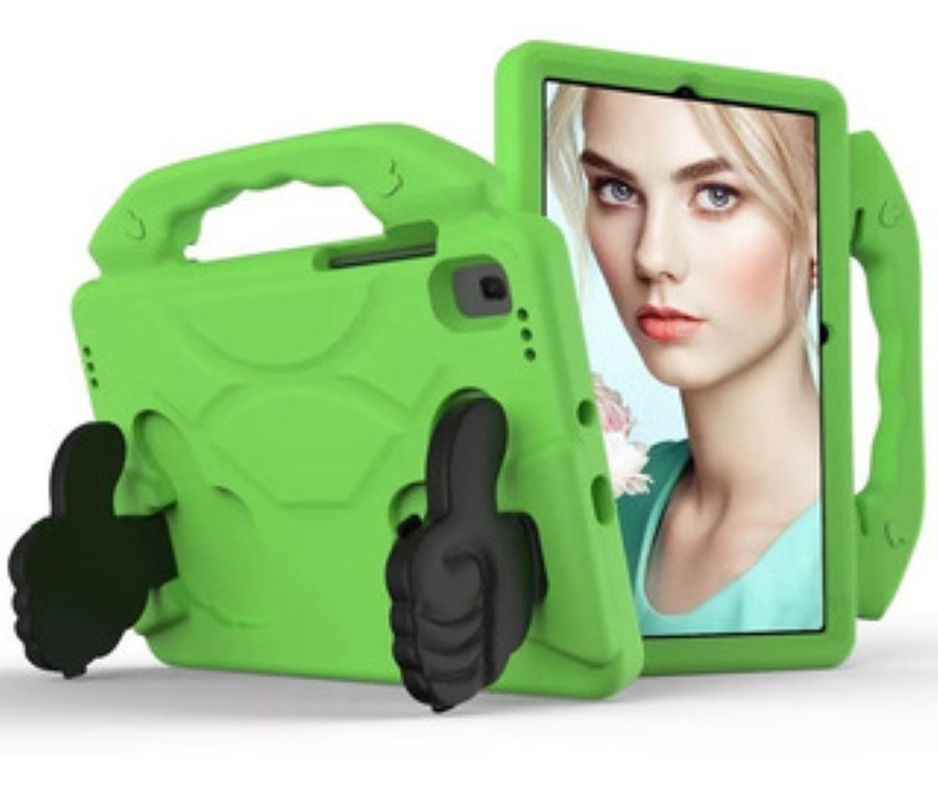 Carcasa Niños Anti-golpes Para Tablet Samsung A9+ 11 X210 Verde-0