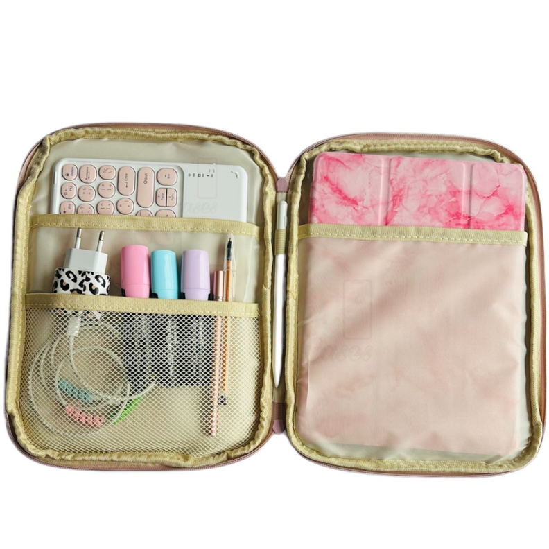 Funda Bolso Multifuncional Para Tablet iPad 11 Pulgadas Rosado-2