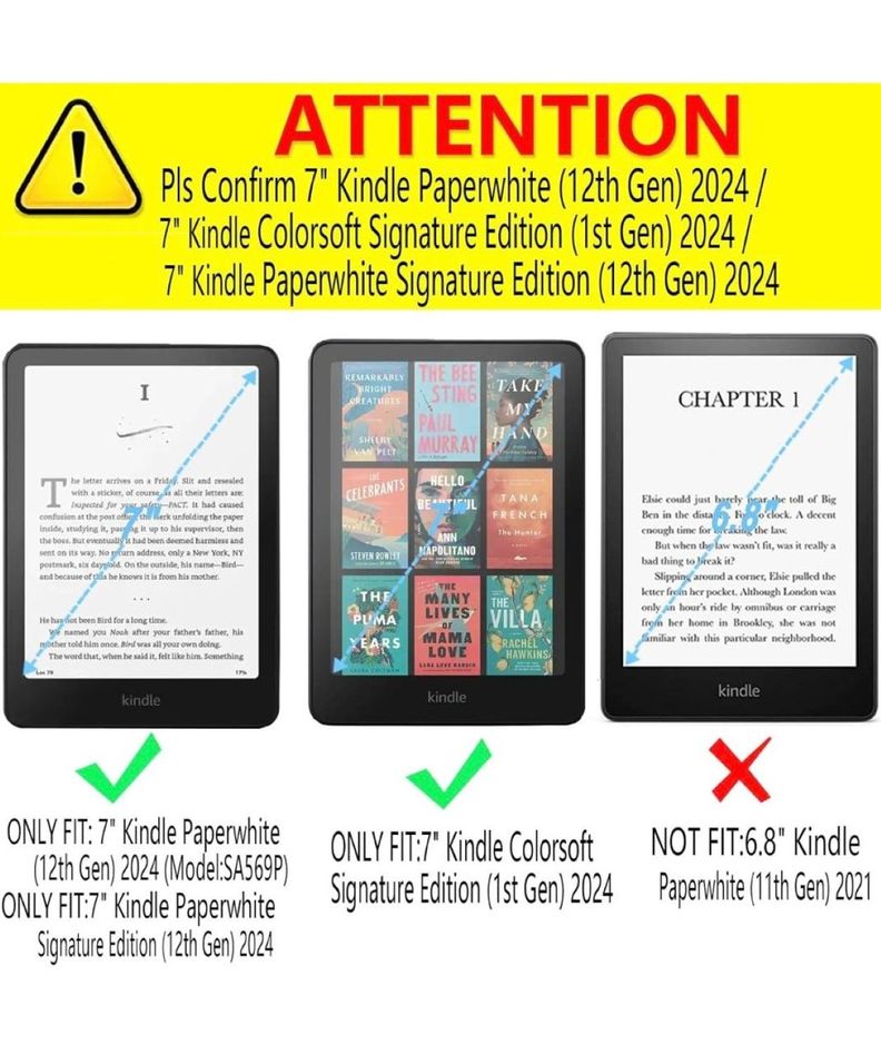 Funda Transparente Para Kindle Paperwhite 12th Gen 2024 7.0-4