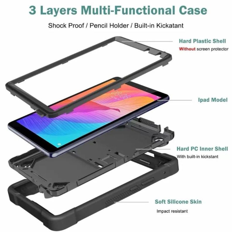 Funda Carcasa Antigolpes 360 Para Tablet Samsung S10 Fe-3