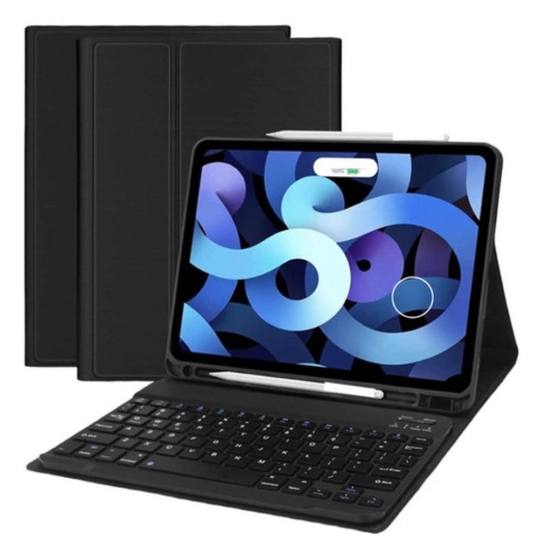 Funda Con Teclado Negro Para iPad Pro 11 M4 2024 Español-0