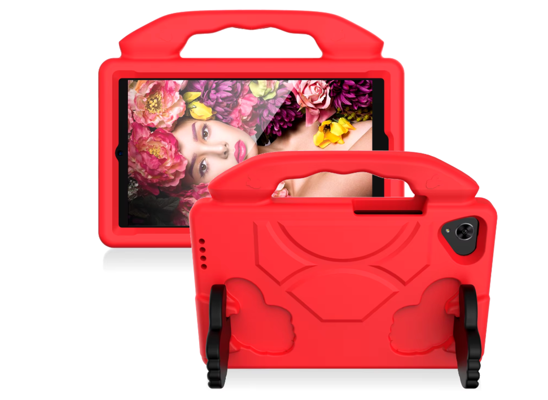 Carcasa Niños Anti-golpes Para Tablet Samsung A9 8.7 X110 Rojo-6