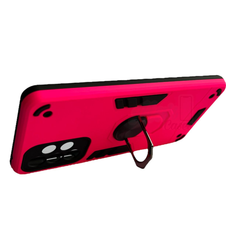 Carcasa Para Samsung A73 5g Anti Golpes Anillo Fucsia-0