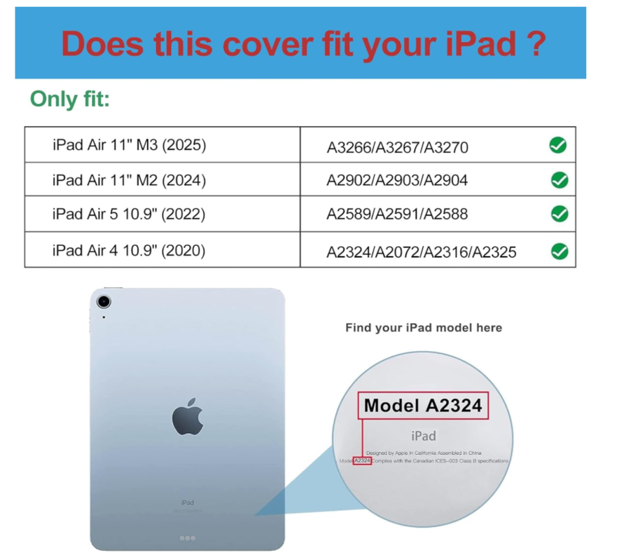 Carcasa Para iPad Air 11 M3 2025 Transparente Reforzada-3