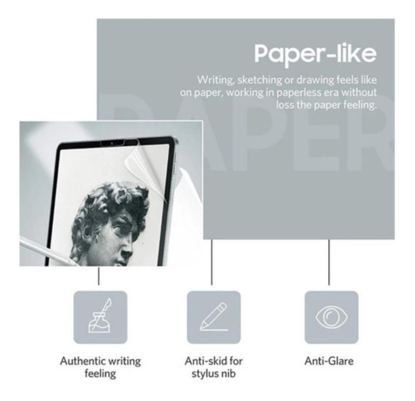 Lámina Mica Sensación Papel Para Samsung Tab S9 Fe 10.9-3