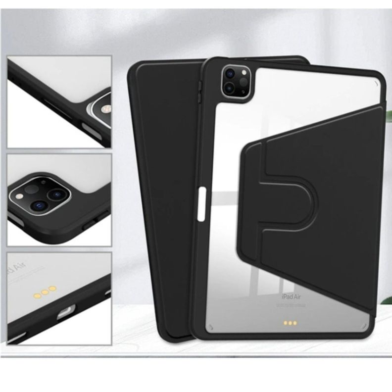 Carcasa Smart Cover Clear 360 Para iPad Air 13 M3 2025 Negro-5