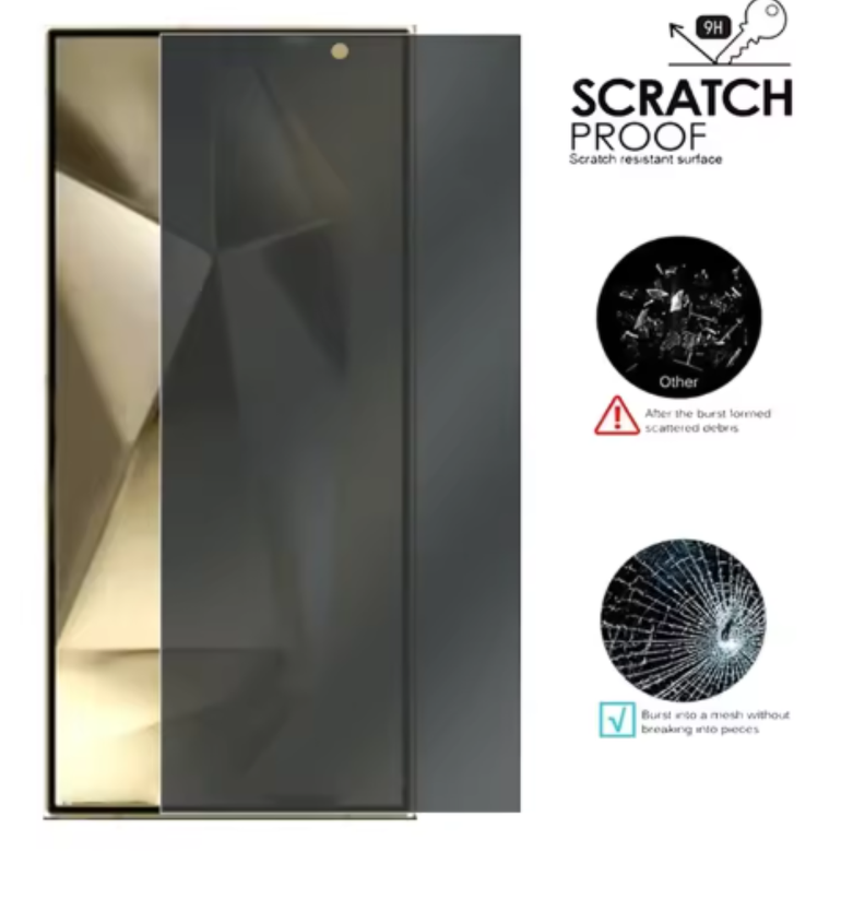 Lámina Mica Privacidad 3d Anti-espía Para Samsung S24 Plus-3