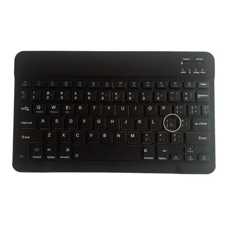 Funda Con Teclado Negro Para iPad Air 11 M3 2025-1