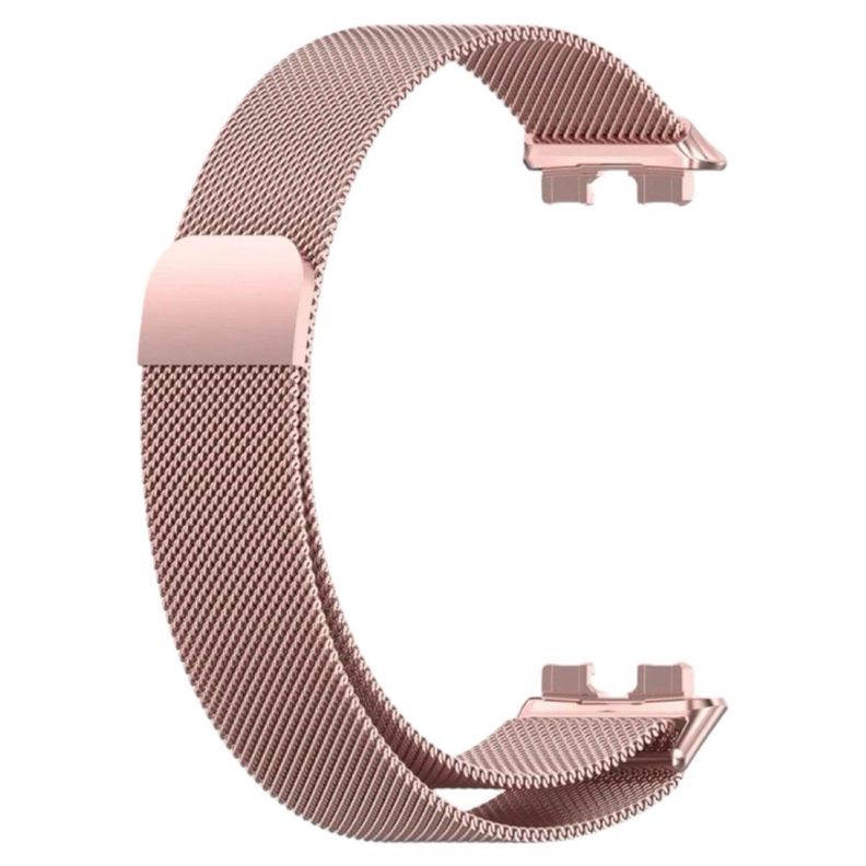 Correa De Repuesto Metálicas Para Huawei Honor Band 8 Rosado-3