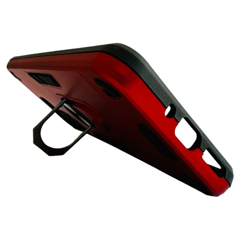 Carcasa Para Xiaomi Redmi 13c 4g 5g Anti Golpes Anillo Rojo-1