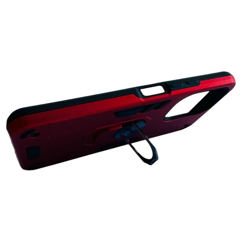 Carcasa Para Xiaomi Redmi 13c 4g 5g Anti Golpes Anillo Rojo-2