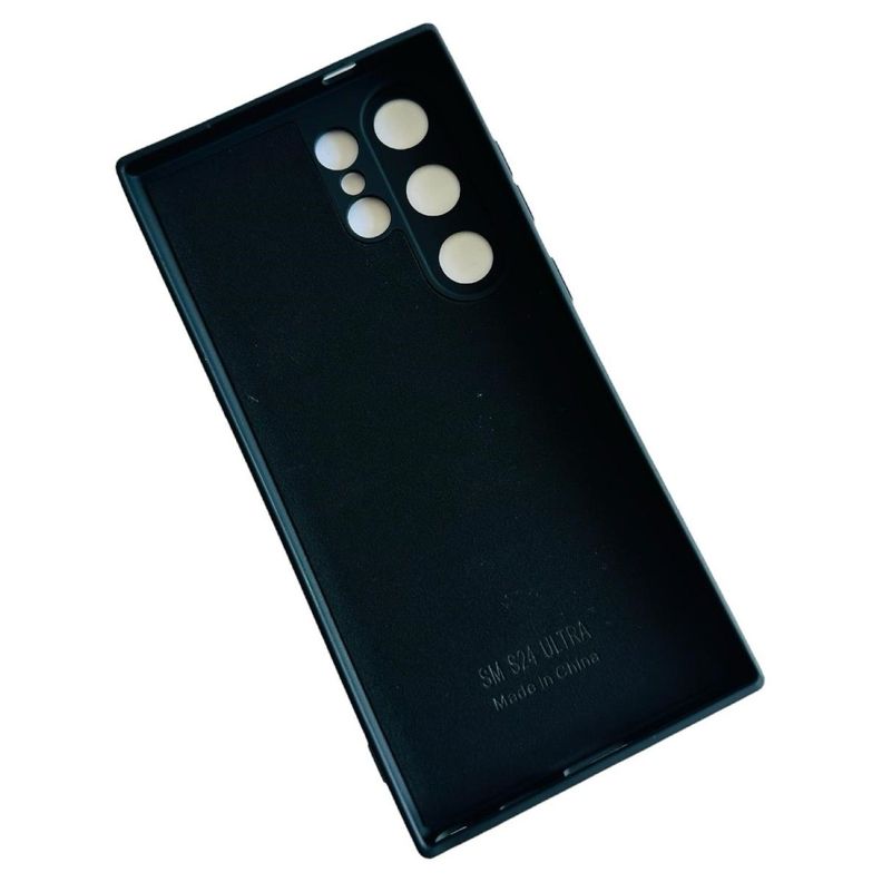 Carcasa Funda Para Samsung S24 Ultra Silicona Negro-3