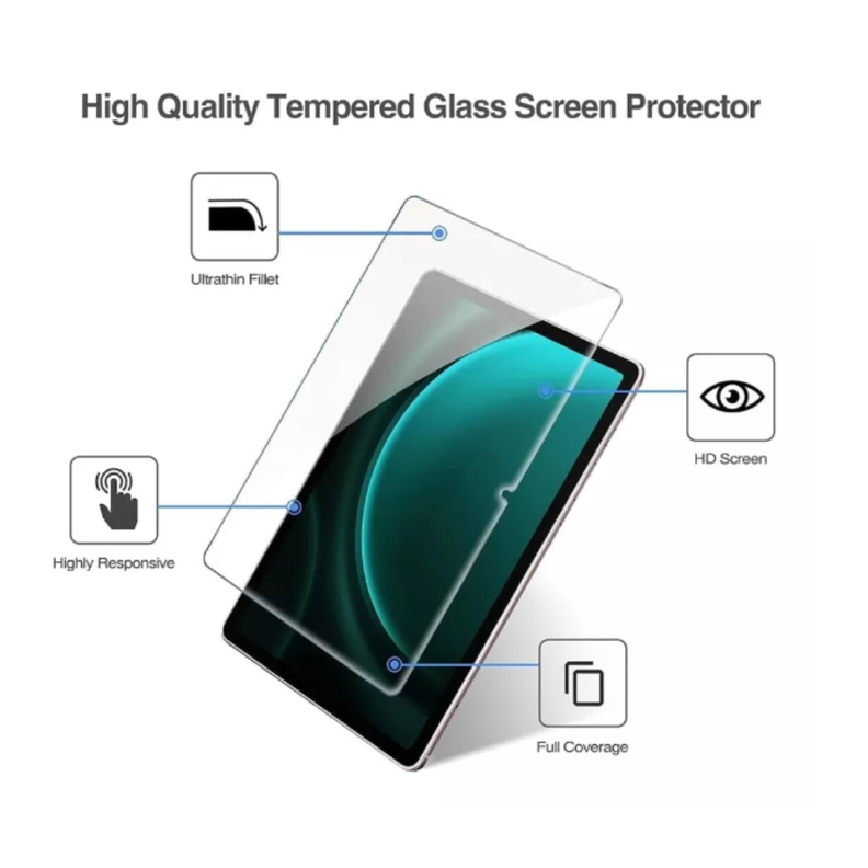 Lámina Mica Vidrio Templado Para Tablet Samsung S9 Fe 10.9-1