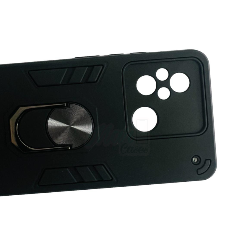 Carcasa Para Xiaomi Redmi 12c Anti Golpes Anillo Negro-3
