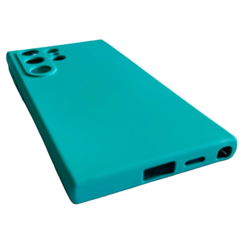 Carcasa Funda Para Samsung S24 Ultra Silicona Turquesa-1