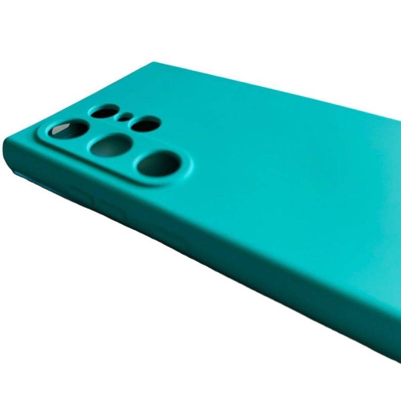 Carcasa Funda Para Samsung S24 Ultra Silicona Turquesa-2