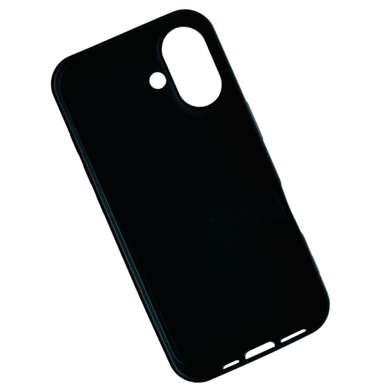Carcasa Funda Para iPhone 16 Plus Silicona Color Negro-1