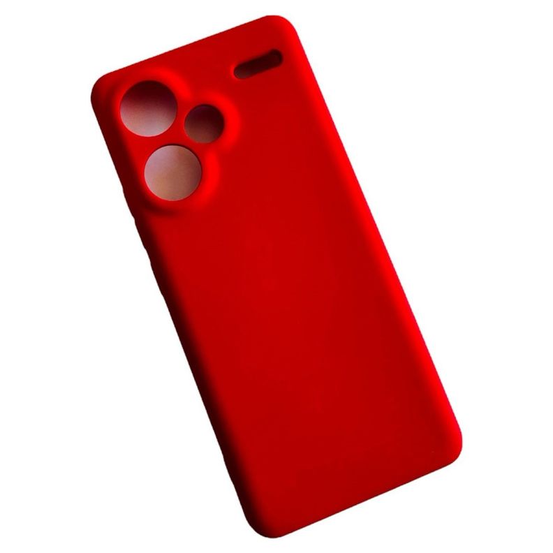 Carcasa Funda Para Xiaomi Redmi Note 13 Pro+ 5g Silicona Rojo-0