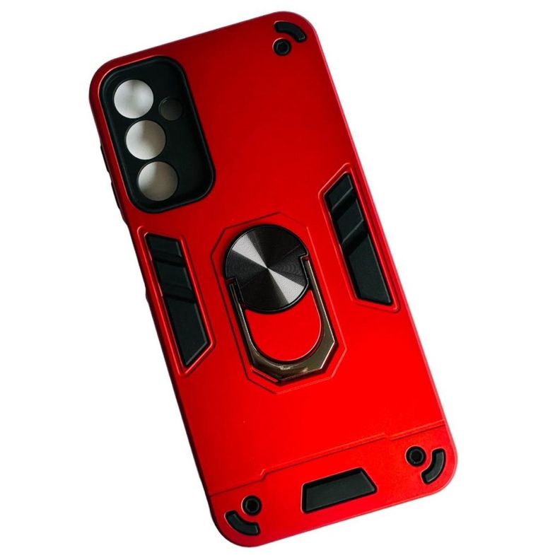 Carcasa Para Samsung A55 5g Anti Golpes Anillo Rojo-0