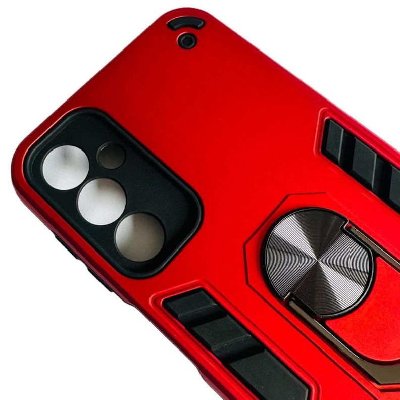 Carcasa Para Samsung A55 5g Anti Golpes Anillo Rojo-2