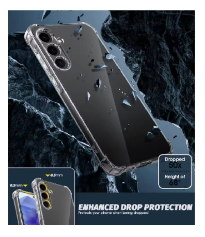 Carcasa Para Samsung S25 Plus Transparente Reforzada-1