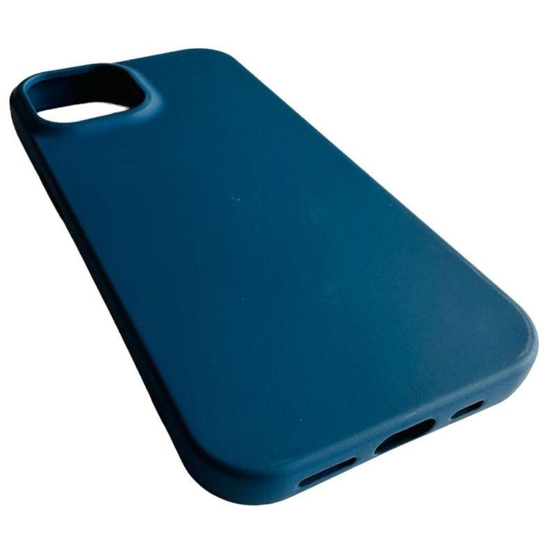 Carcasa Funda Para iPhone 15 Pro Max Silicona Color Azul-2