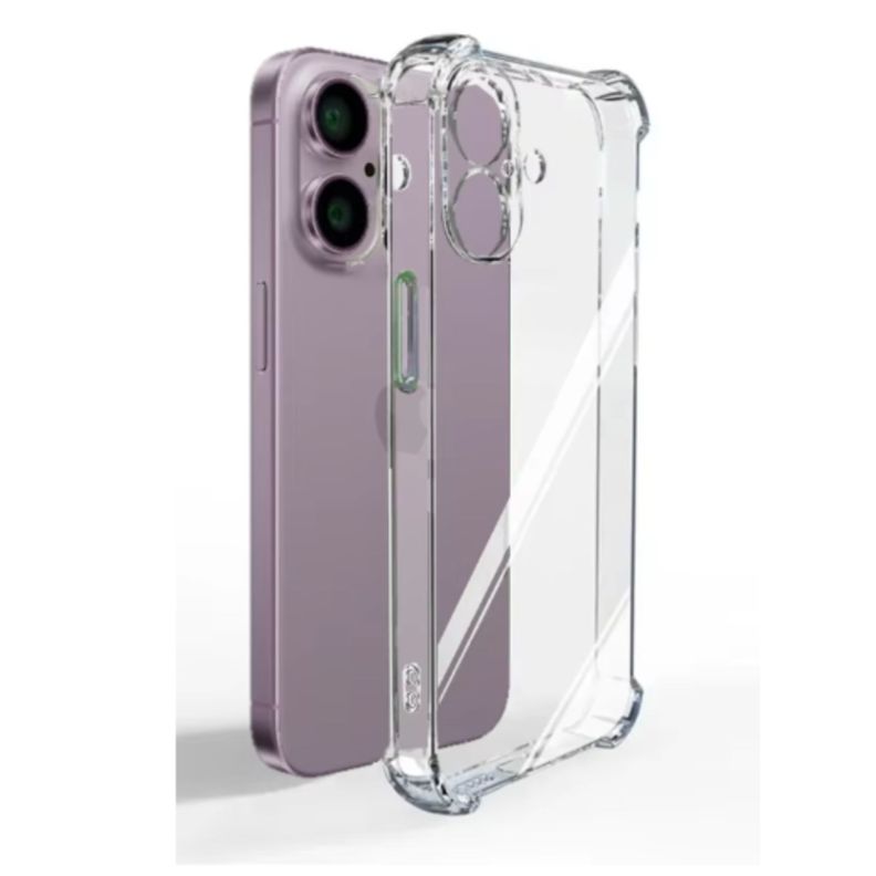 Carcasa Funda Transparente Reforzada Para iPhone 16 Plus-0