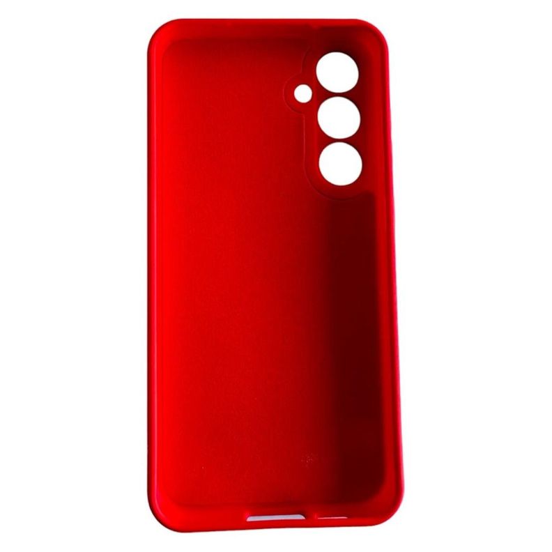 Carcasa Funda Para Samsung S24 Fe Silicona Rojo-2