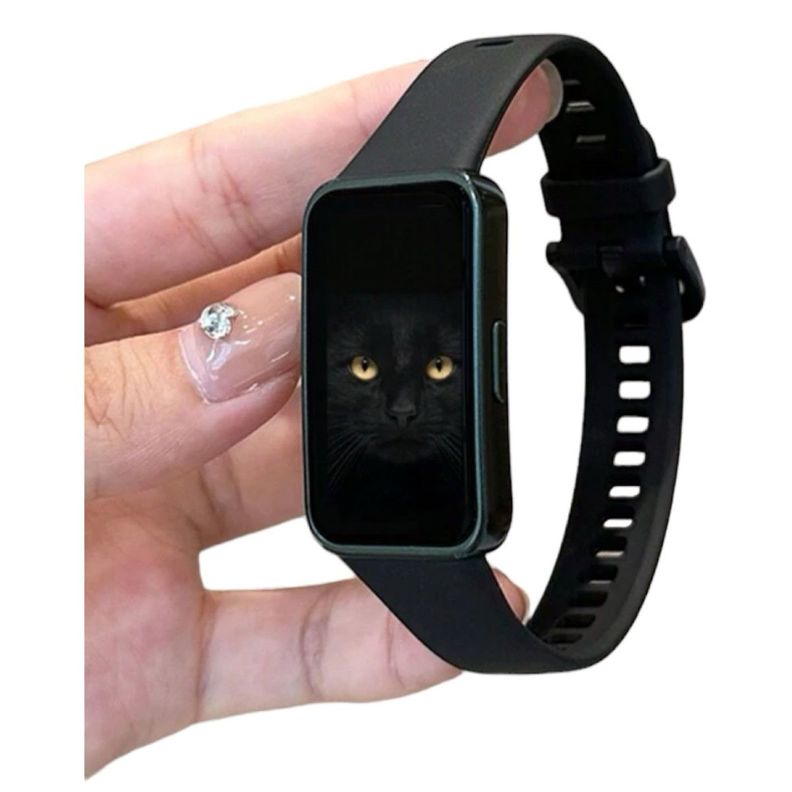 Correa De Repuesto Silicona Para Huawei Honor Band 8 Negro-0