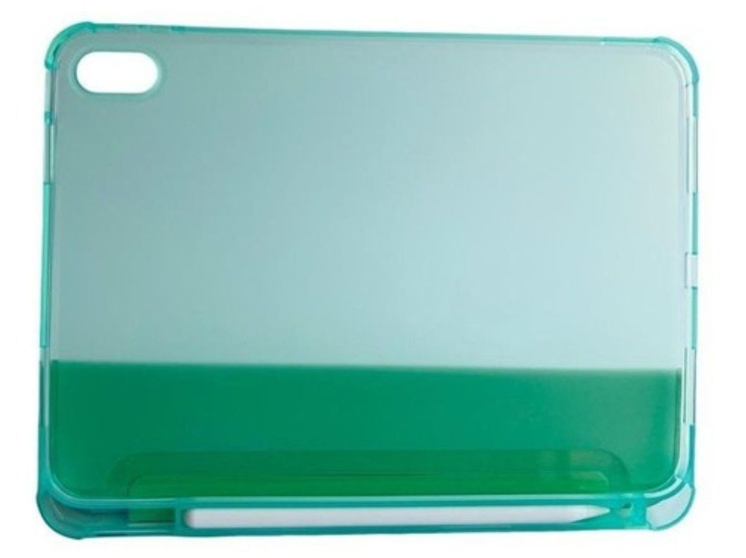 Funda Para iPad A16 11th Gene 11 Ranura Apple Pencil Verde-1