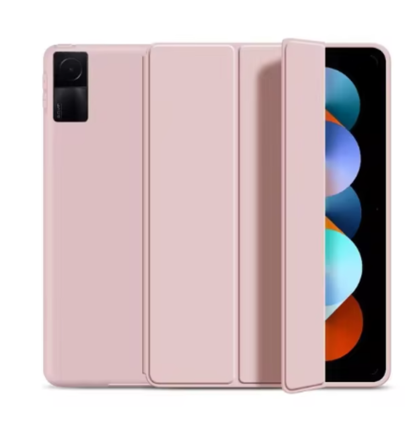 Funda Carcasa Smart Cover Para Tablet Xiaomi Pad SE 11 2023 Rosado-0