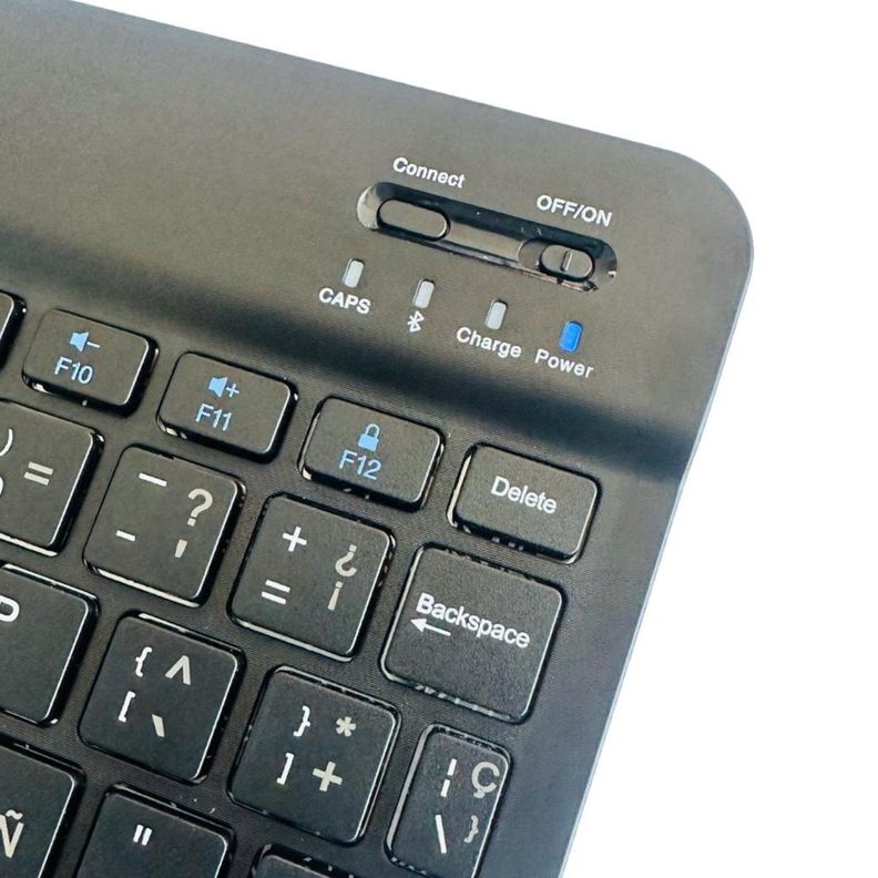 Funda Con Teclado Negro Para Samsung S10 Fe 10.9 Español-4