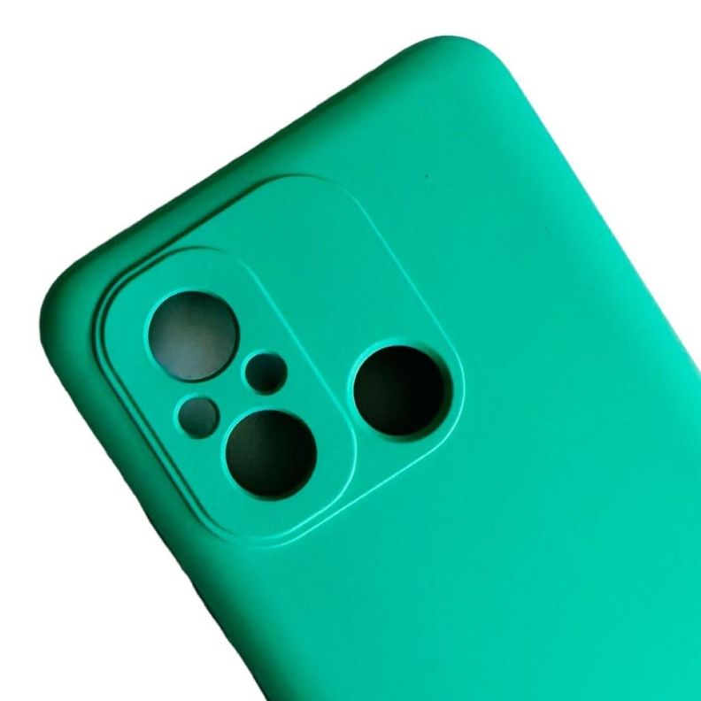 Carcasa Funda Para Xiaomi Redmi 12c Silicona Color Turquesa-1