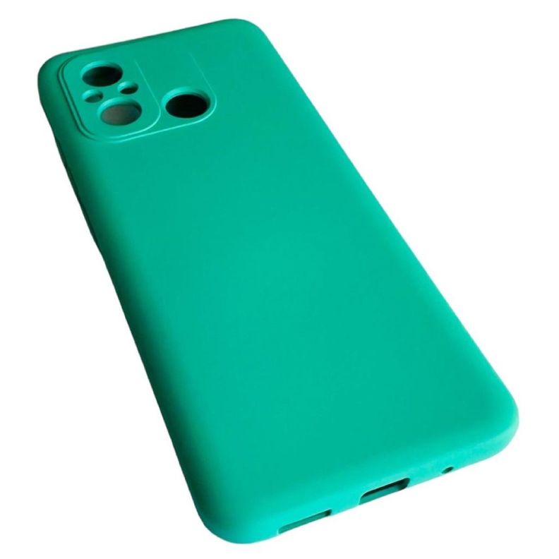 Carcasa Funda Para Xiaomi Redmi 12c Silicona Color Turquesa-2
