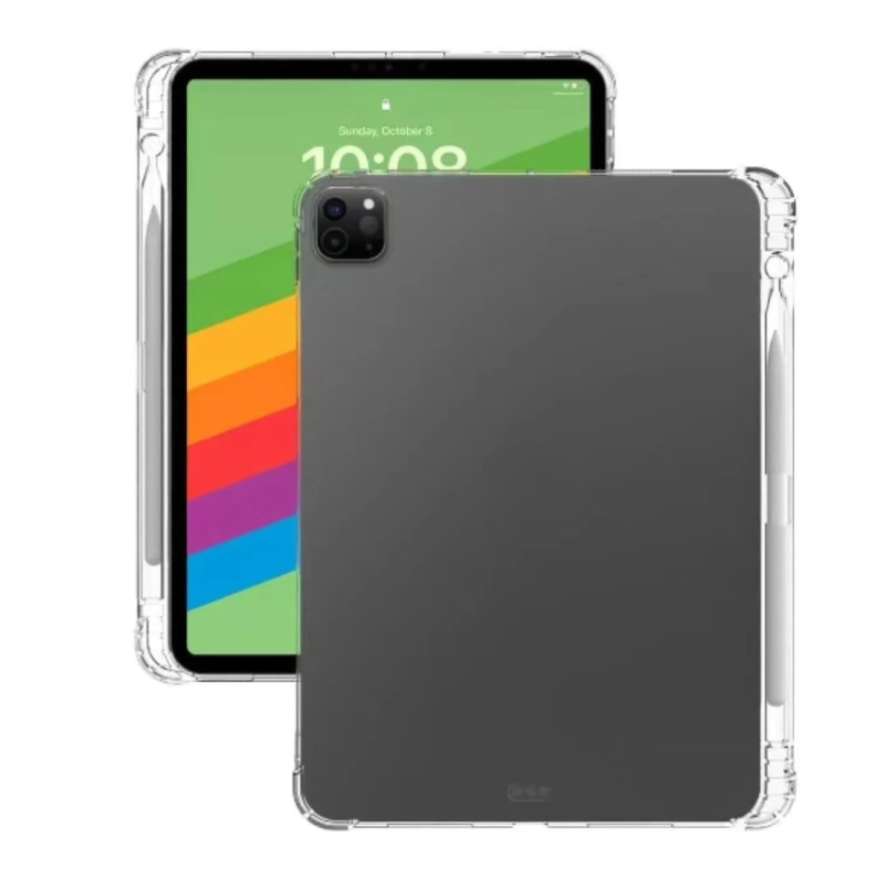 Carcasa Transparente Con Ranura Para iPad Pro 11 M4 2024-2