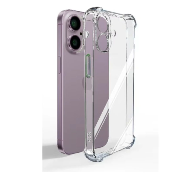 Carcasa Funda Transparente Reforzada Para iPhone 16-0