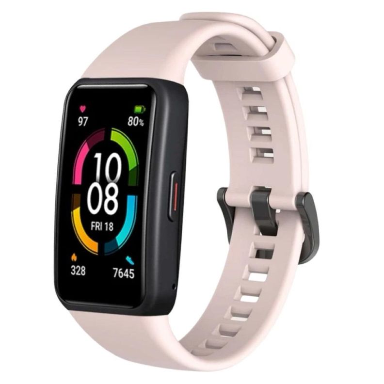 Correa De Repuesto Silicona Para Huawei Honor Band 6/ Band 6 Rosado-0
