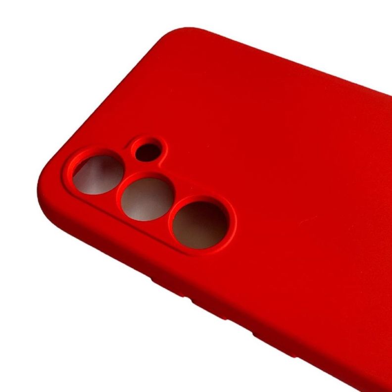Carcasa Para Samsung A54 5g Silicona Rojo-1