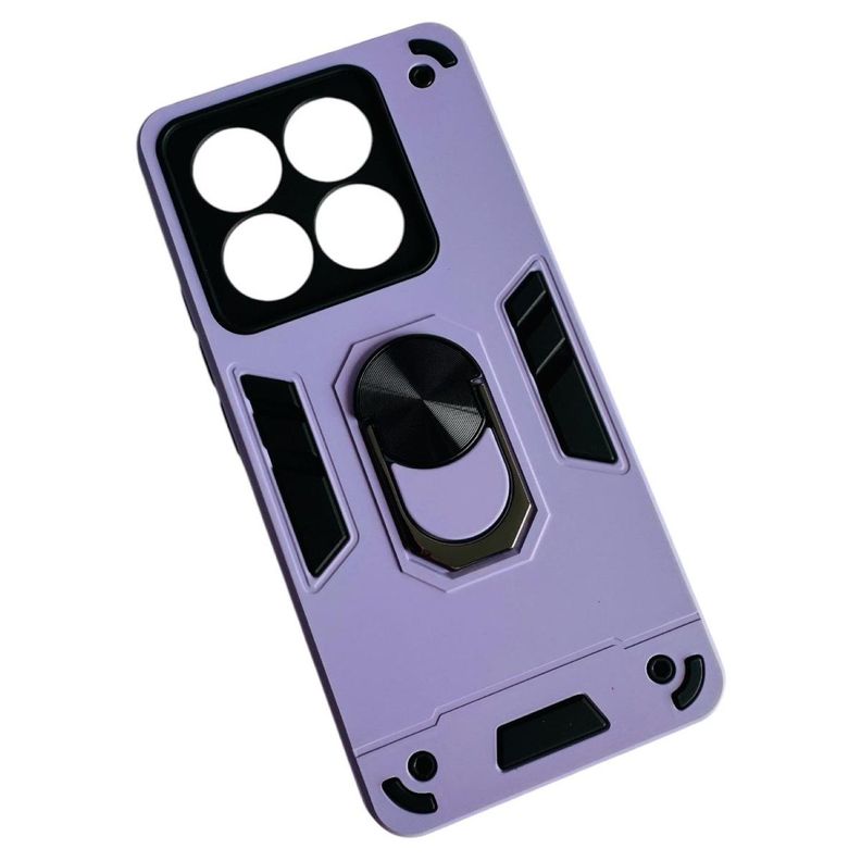 Carcasa Para Xiaomi 14t Pro 5g Anti Golpes Anillo Lila-0