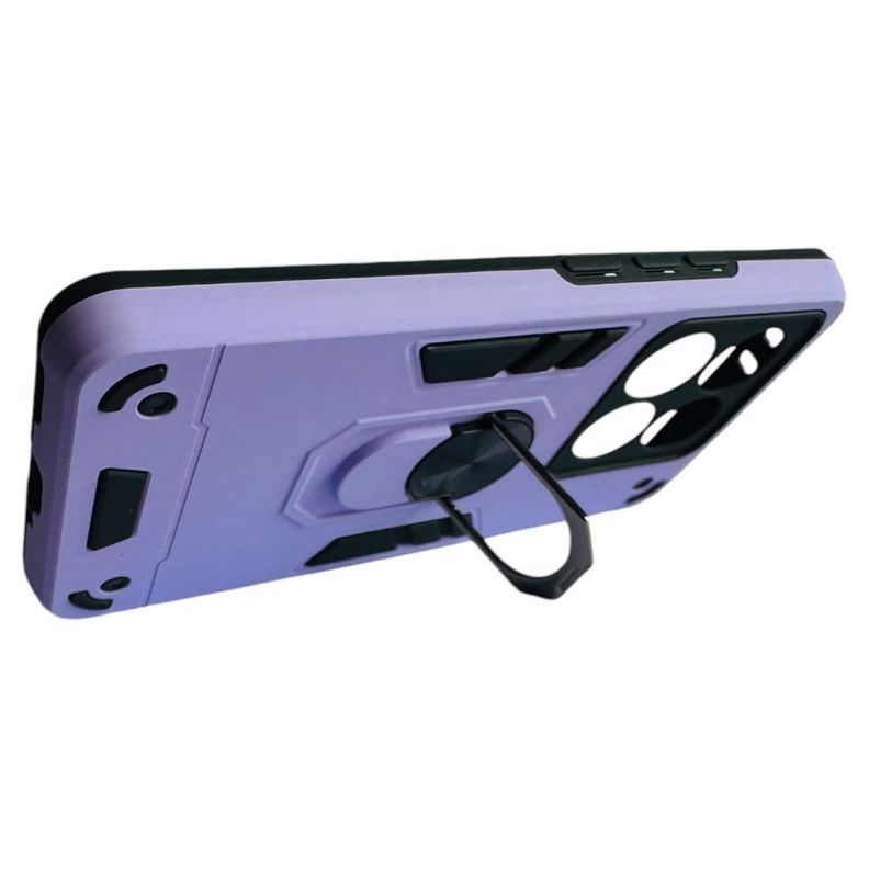 Carcasa Para Xiaomi 14t Pro 5g Anti Golpes Anillo Lila-1
